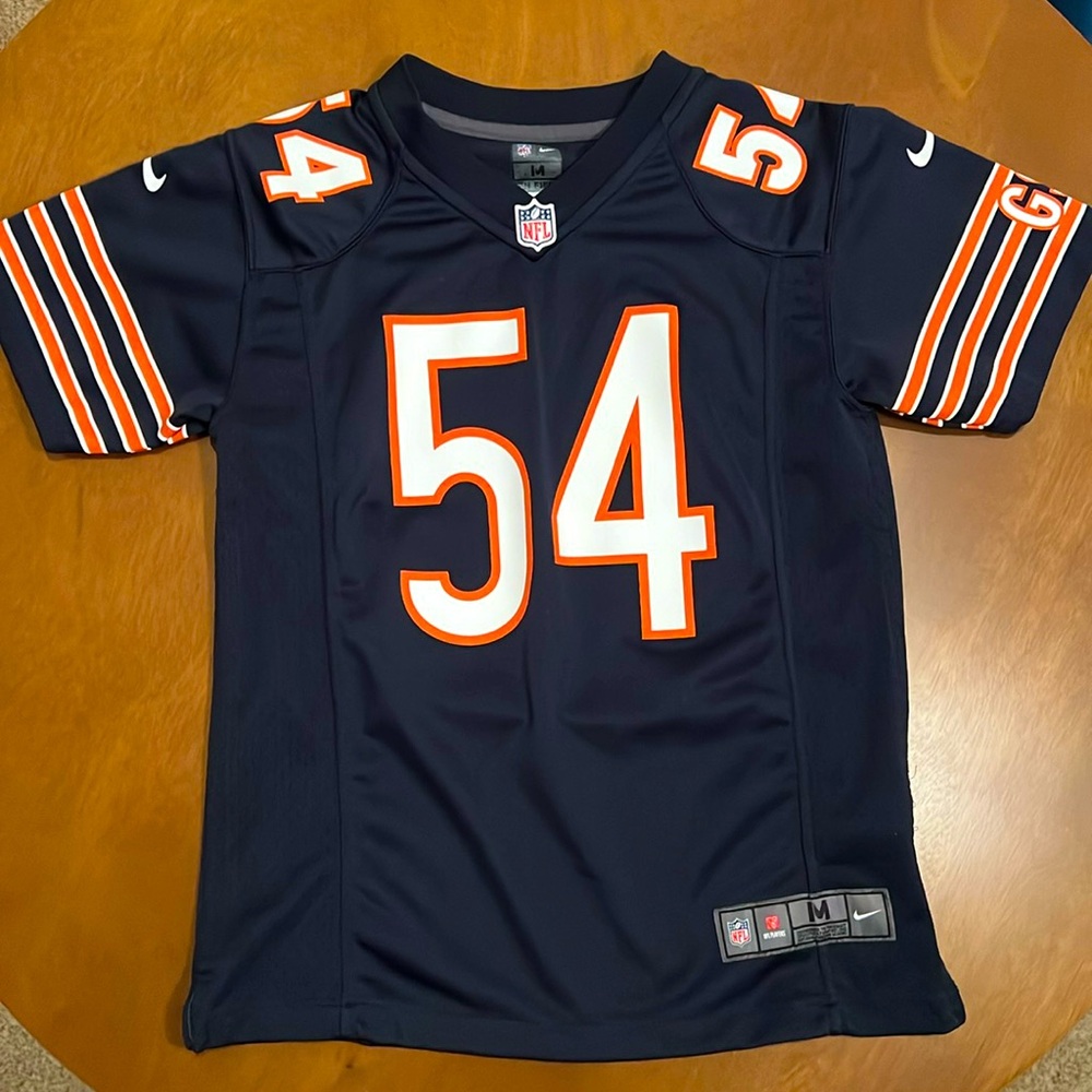Nike Chicago Bears jersey in navy. Big Kids medium.